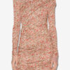Denise korte gedrapeerde jersey jurk