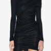 Denise korte gedrapeerde jersey jurk