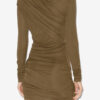 Denise korte gedrapeerde jersey jurk