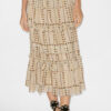 Diya Lange katoenen voile rok met print