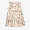 Diya Lange katoenen voile rok met print