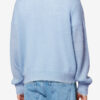 Drany tweekleurige mohair trui met logo