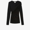 Dressi gedrapeerde jersey top