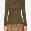 Dressi gedrapeerde jersey top