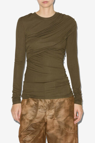 Dressi gedrapeerde jersey top