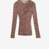 Dressi gedrapeerde jersey top
