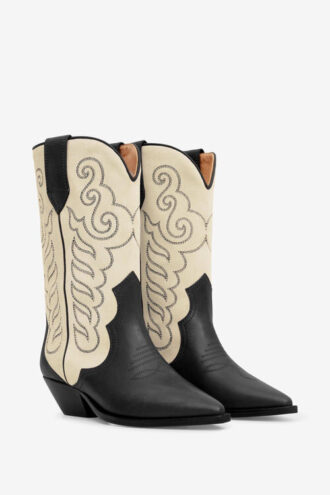 Duerto cowboylaarzen van suède leer