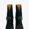 Dytho leren laarzen met hoge hak