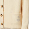 Eborah alpaca vest met logo