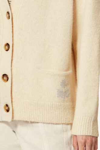 Eborah alpaca vest met logo