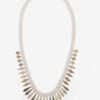 Edwin zilverkleurige messing ketting