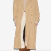 Elea vloeiende trenchcoat