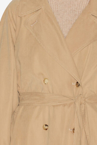 Elea vloeiende trenchcoat