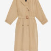 Elea vloeiende trenchcoat