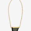 Ellen buffelhoorn hanger ketting