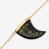 Ellen buffelhoorn hanger ketting