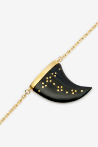 Ellen buffelhoorn hanger ketting