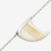 Ellen buffelhoorn hanger ketting