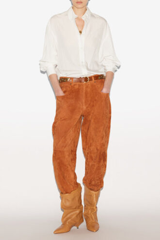 Fabriza soepelvallend crêpe shirt