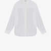 Fabriza soepelvallend crêpe shirt