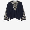 Falonne geborduurde crêpe blouse Falonne geborduurde crêpe blouse