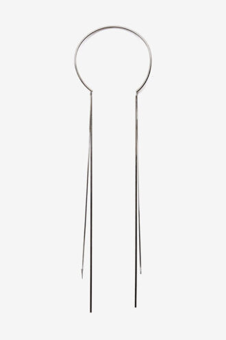 Fascinerende verzilverde sjaalketting