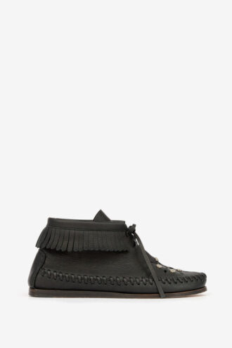 Felsa hoge loafers van volnerfleer