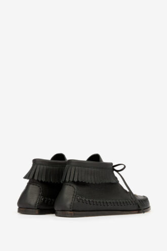 Felsa hoge loafers van volnerfleer