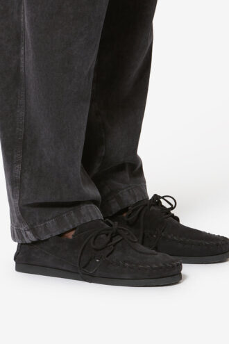 Fenlis suède kalfsleren loafers