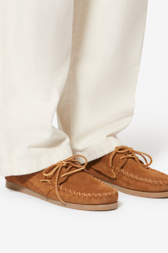 Fenlis suède kalfsleren loafers