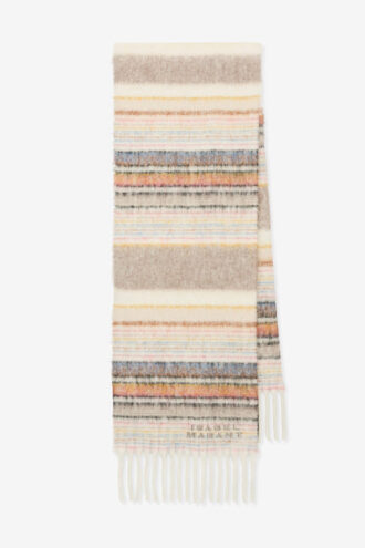 Firny gestreepte alpaca sjaal