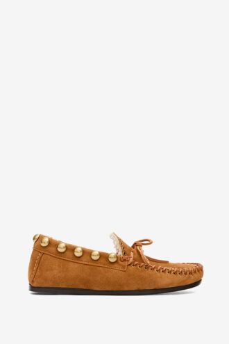 Fitza gevoerde leren loafers