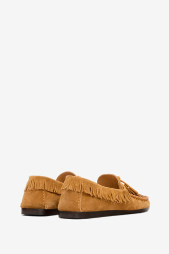 Fitza leren loafers met franjes