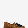 Fitza loafers van bedrukt leer