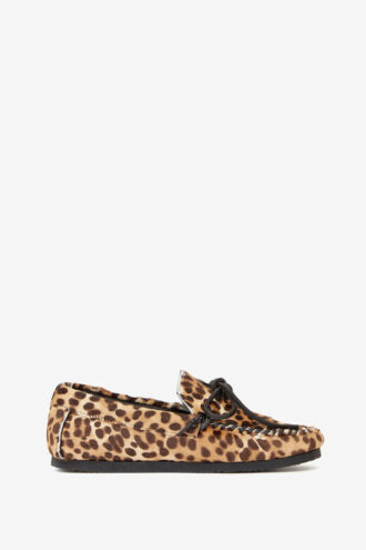 Fitza loafers van bedrukt leer