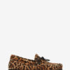 Fitzo loafers van bedrukt leer