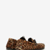 Fitzo loafers van bedrukt leer