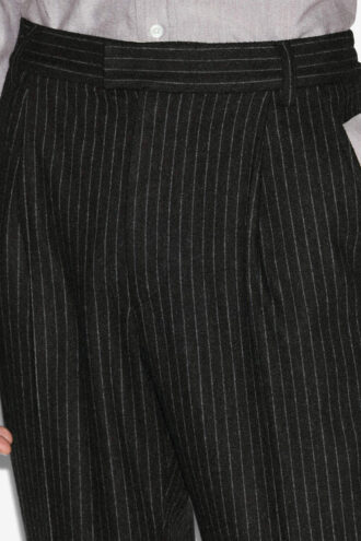 Flavien gestreepte wollen pantalon