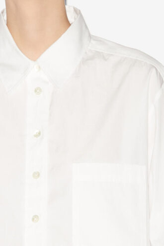 Fleora kort effen shirt van zijdemix