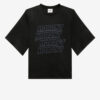 Freya kort jersey T-shirt met logo’s