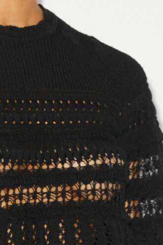 Frizy gehaakte cropped top
