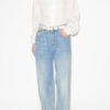 Gaia-blouse van effen katoenen voile Gaia-blouse van effen katoenen voile