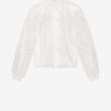 Gaia-blouse van effen katoenen voile Gaia-blouse van effen katoenen voile