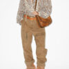 Gayle katoenen voile blouse met print