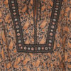 Gayle katoenen voile blouse met print