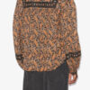 Gayle katoenen voile blouse met print