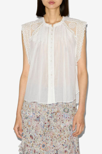 Gresia katoenen voile top