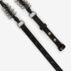 Grimsby leren riem met ringen en studs