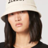 Haley geborduurde bucket hat met logo