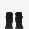 Hoge leren sneakers met sleehak